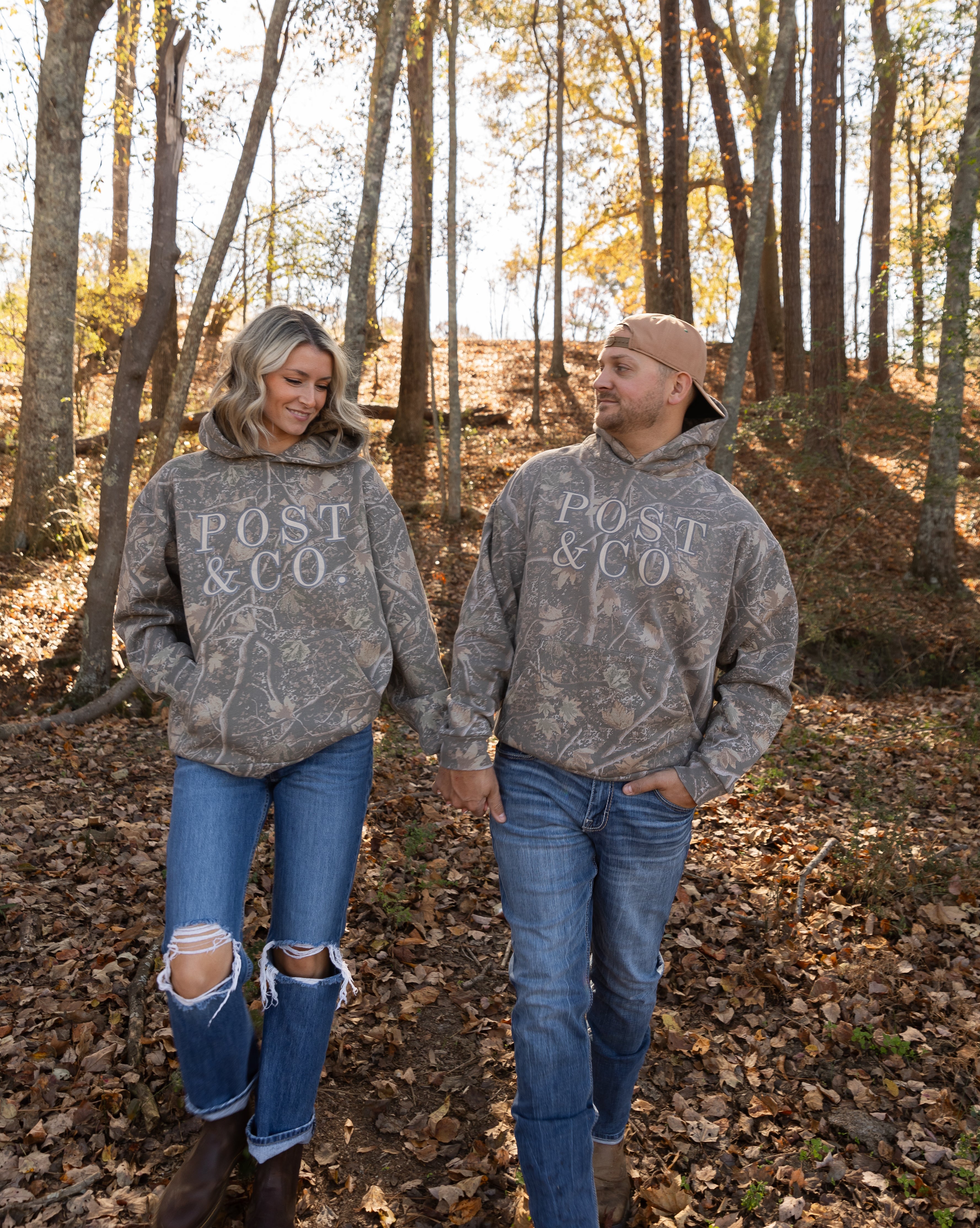 Post & Co. Camo Hooded Sweatshirt