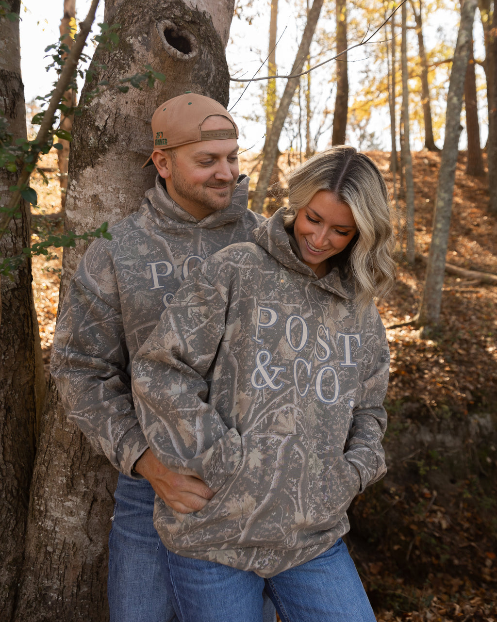 Post & Co. Camo Hooded Sweatshirt