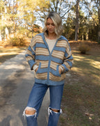 Maeve Striped Cardigan Jacket