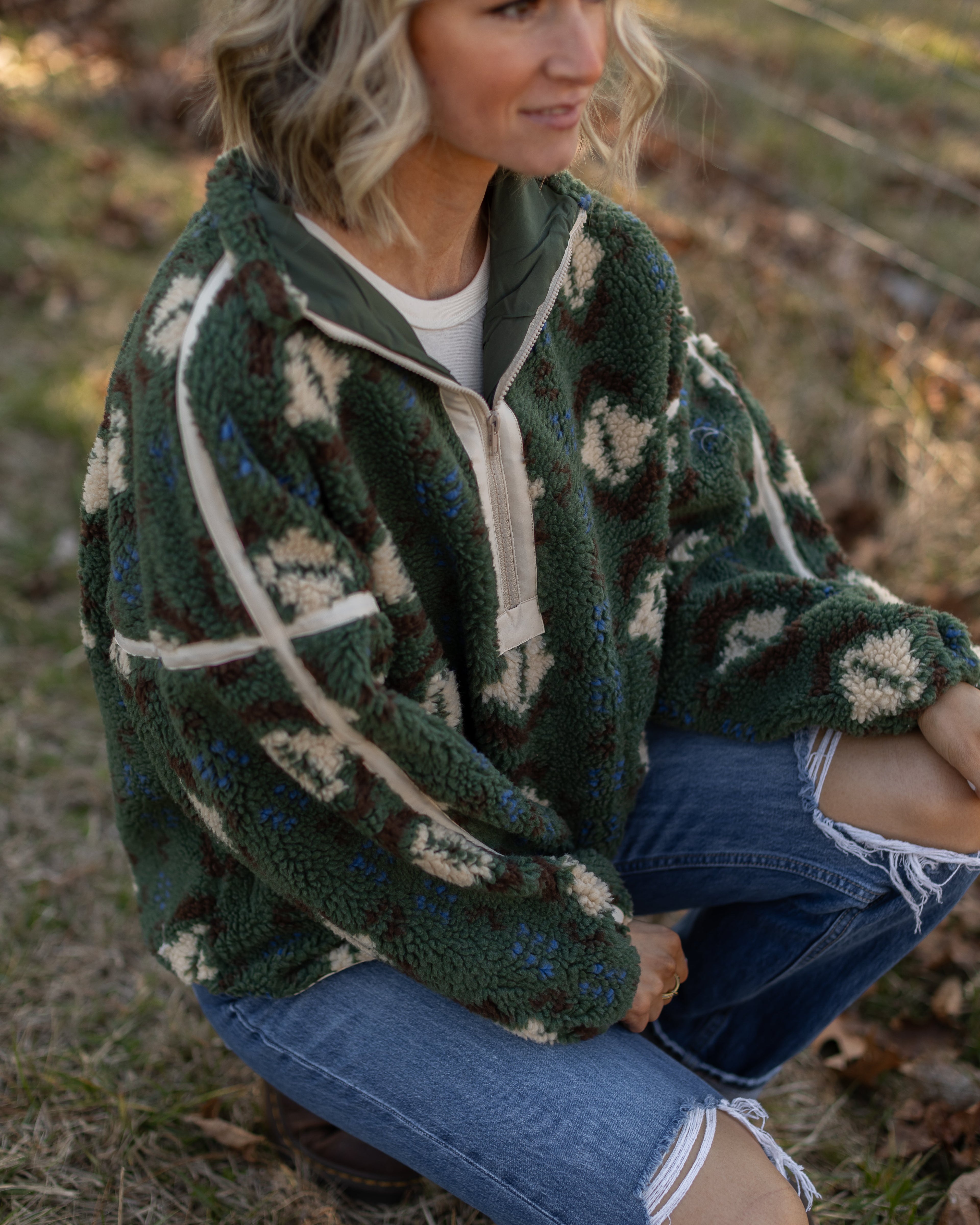 Elsa Half Zip Fleece Pullover