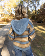 Maeve Striped Cardigan Jacket