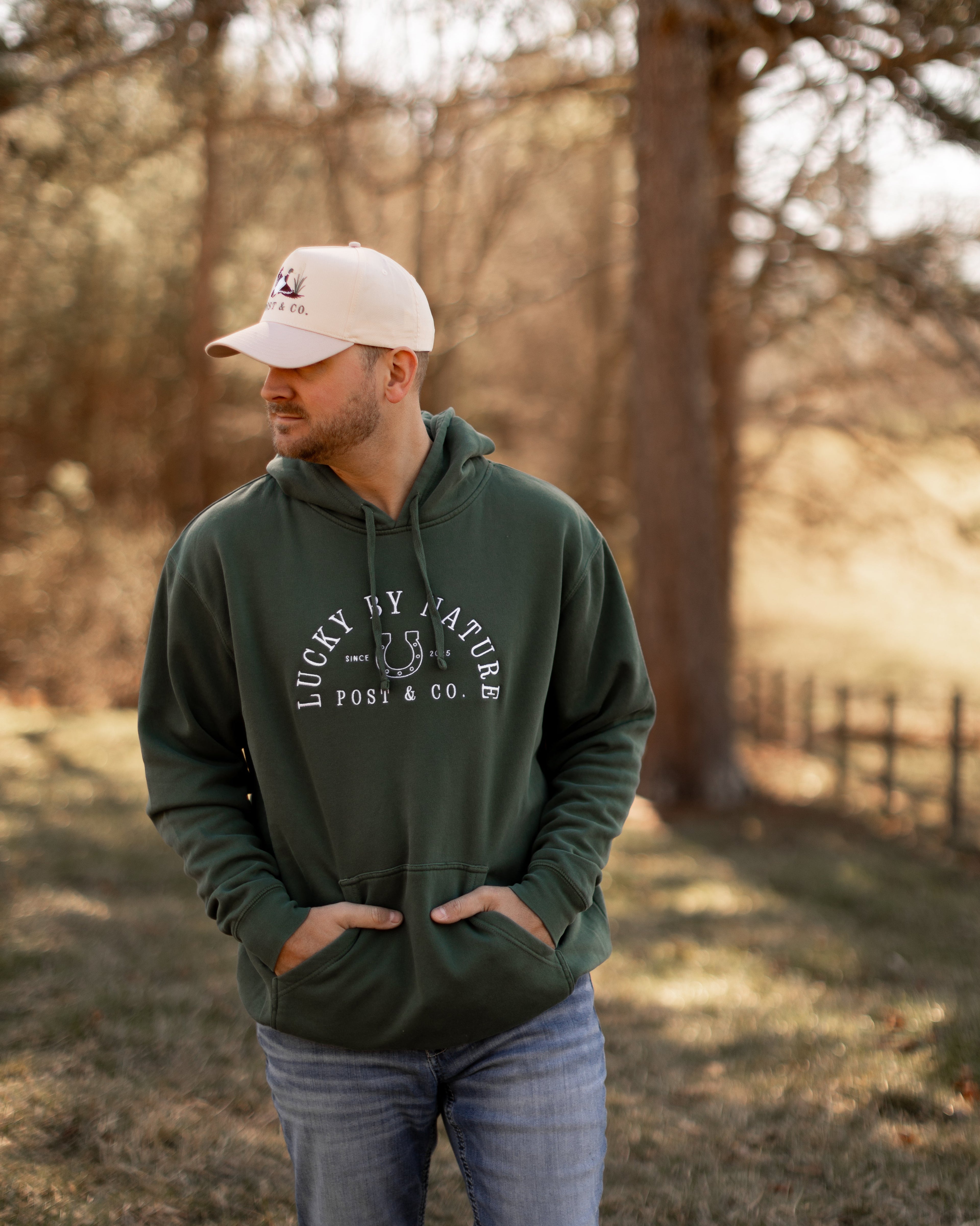 Lucky By Nature Post & Co. Hooded Sweatshirt