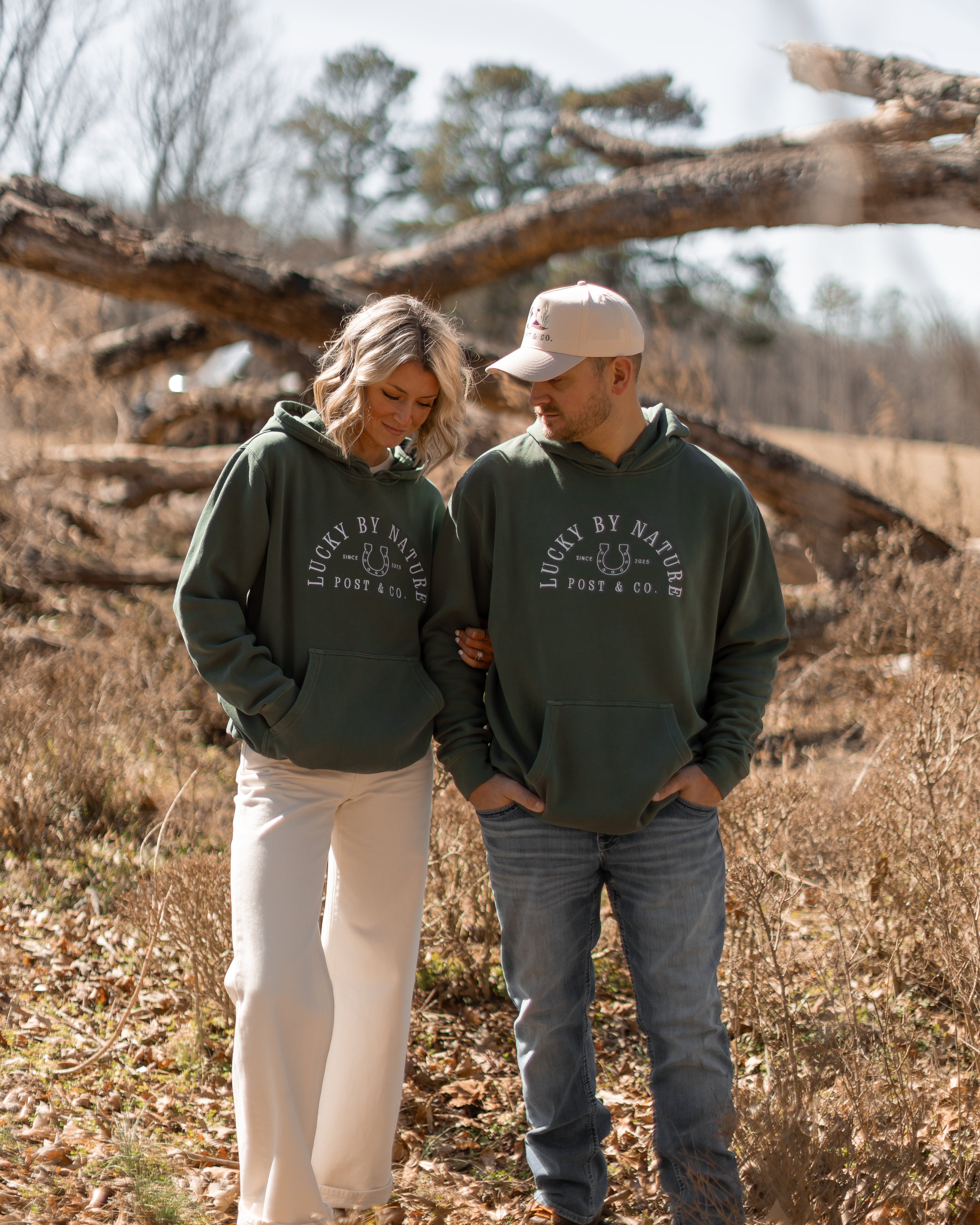 Lucky By Nature Post & Co. Hooded Sweatshirt